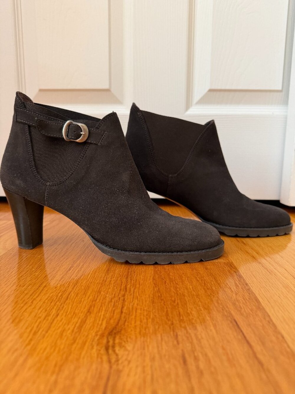 Prevata Brown Suede Ankle Boots Size 8